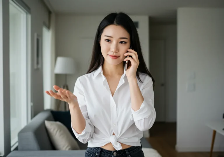 계수동 타이마사지 전화 상담을 통해 예약하는 한국인의 친절한 상담 과정