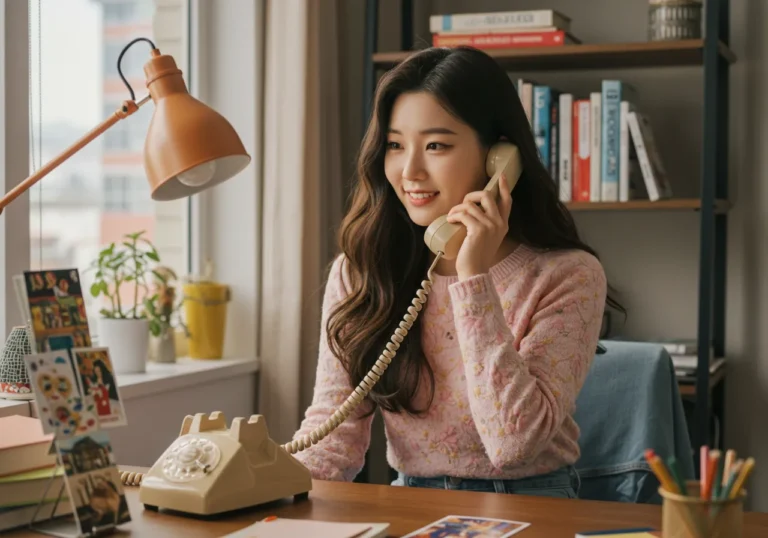 과천 출장안마 모찌바디 예약 전화하는 한국 고객 - 아파트 공동현관 출입 협조 원활