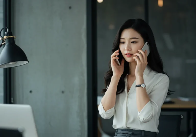 교하동 출장마사지 예약 접수 장면 - 신도시 거주민 전용 24시간 예약 시스템 이용
