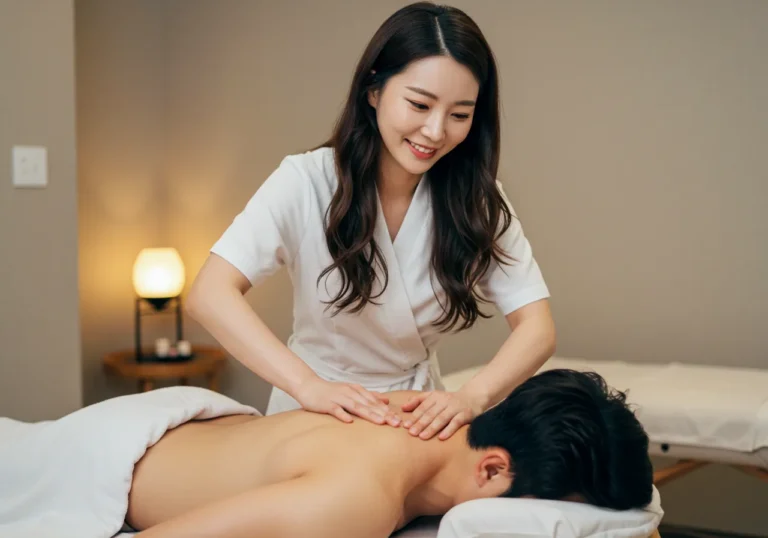 금곡동 출장안마 모찌바디 프리미엄 인증 한국 마사지 관리사가 고급 기법으로 케어하는 모습으로 광교중앙역 일대 전문직 고객들을 위한 최상급 홈케어 서비스 장면