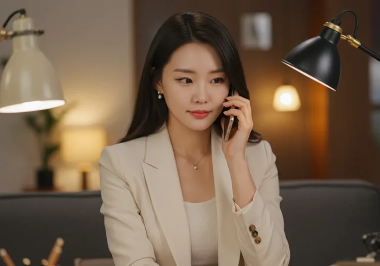 금곡동 타이마사지 모찌바디 컨시어지 서비스로 전화로 예약하는 한국 사람의 프리미엄 예약 과정으로 광교중앙역 고급 고객들을 위한 맞춤형 예약 시스템 이용 모습
