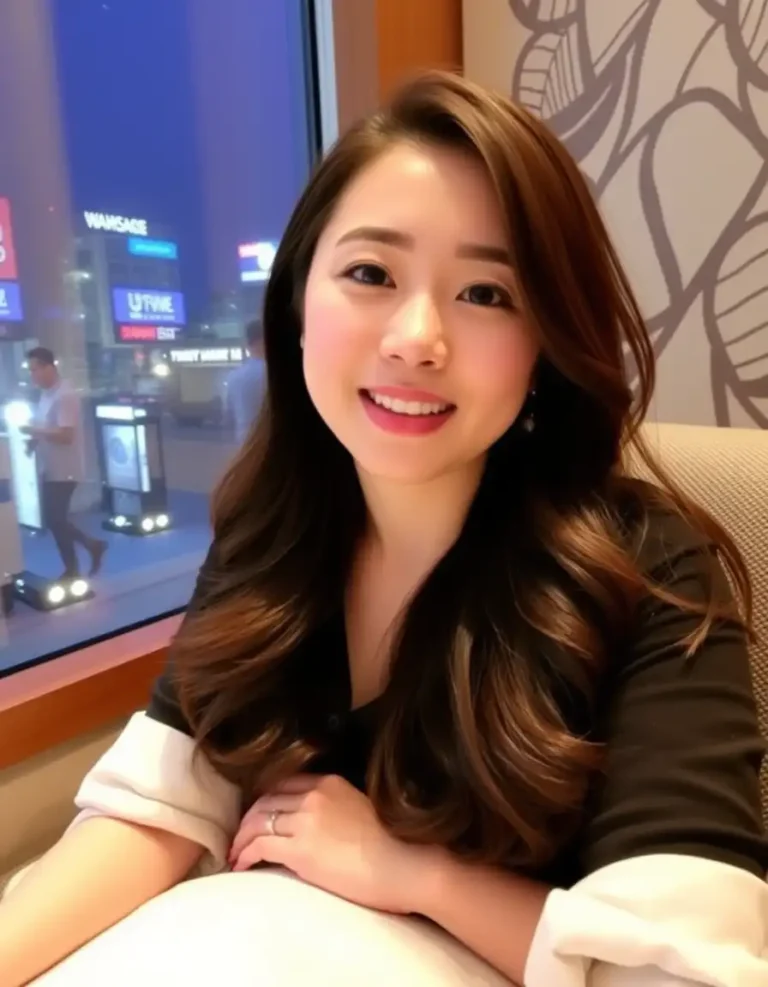 녹번동 출장마사지 후 만족한 미소를 짓는 여성 고객