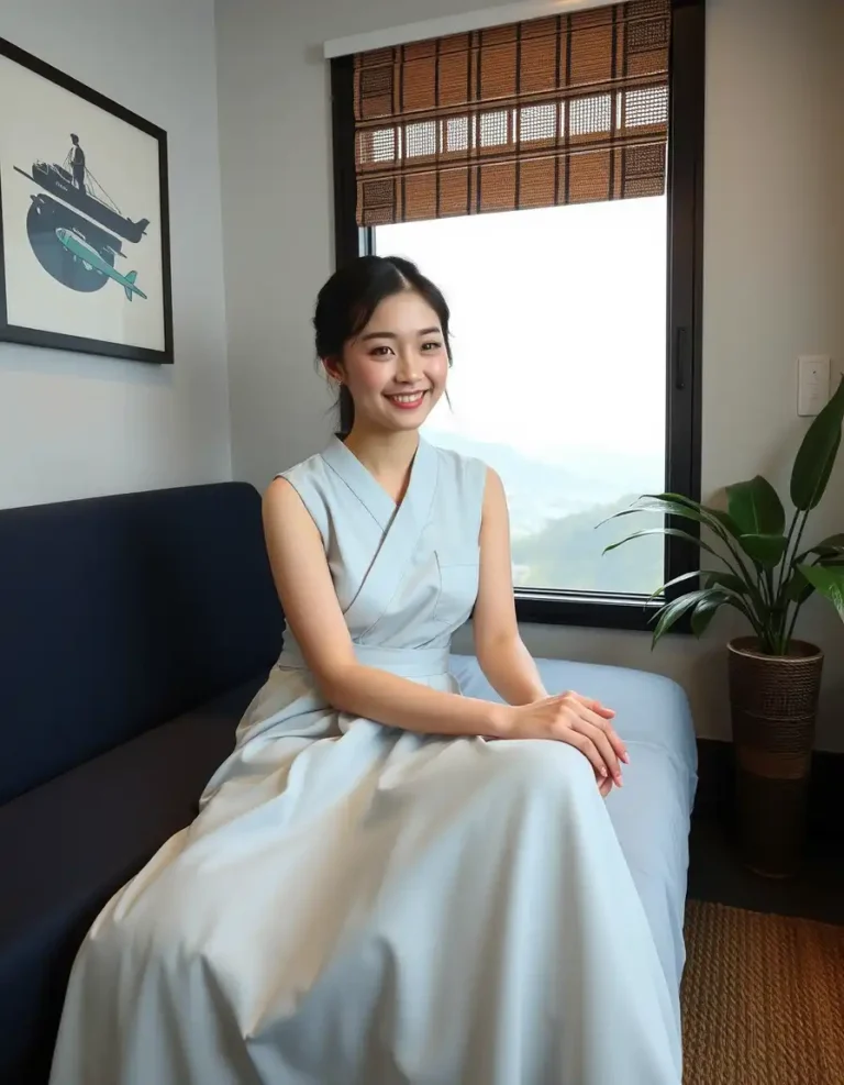 논현동 출장마사지 시술 중인 한국인 마사지 관리사