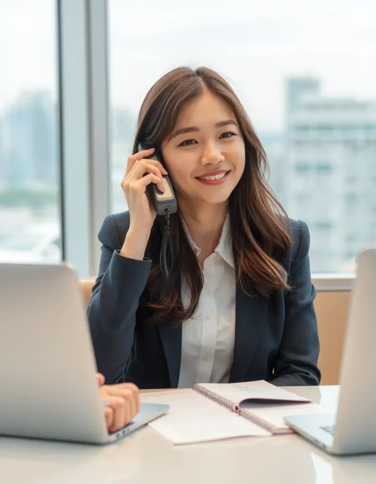 개포동 출장마사지 전화 예약 중인 한국인 고객