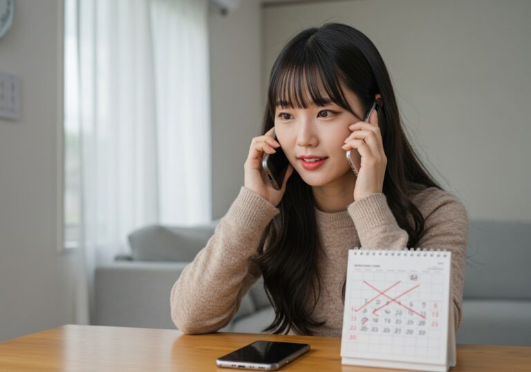 당산동 출장마사지 전화 예약 화면 이미지로 필수 입력 항목과 확인 단계 안내