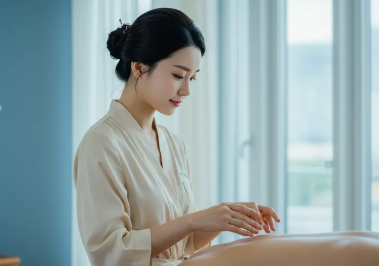 서비스 장면 사진: 대덕동 출장마사지 관리사가 어깨·등 중심 수기 케어를 표준 절차로 제공합니다