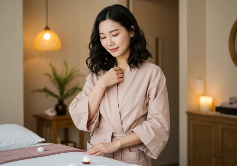 동대문구 출장마사지 진행 장면과 표준 드레이핑 — 위생 준비 절차
