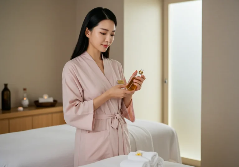 마장동 출장마사지 진행 사진—표준 드레이핑·위생 수칙 준수, 왕십리로 방면 서비스