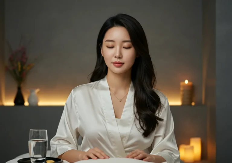 마포구 출장마사지 후기 썸네일—관리 후 편안해진 고객 표정과 만족 코멘트를 담은 이미지.
