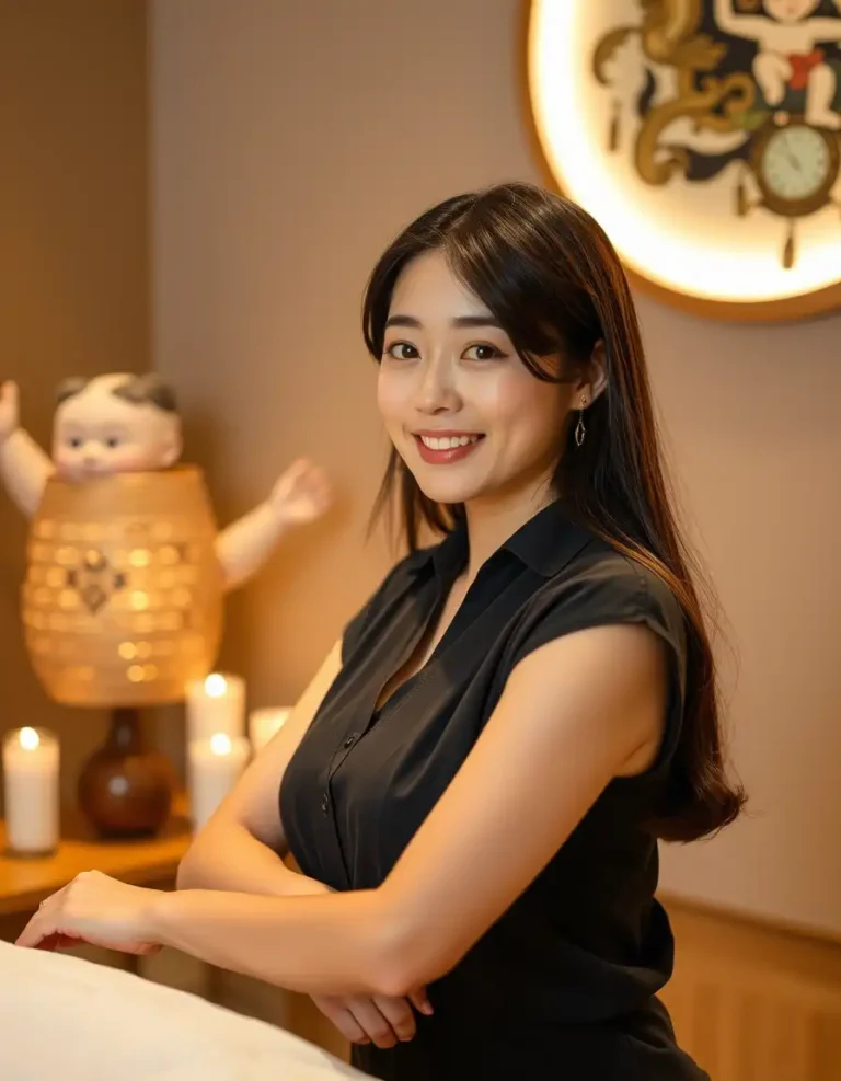 명동 출장안마 시술 중인 전문 여성 마사지 관리사