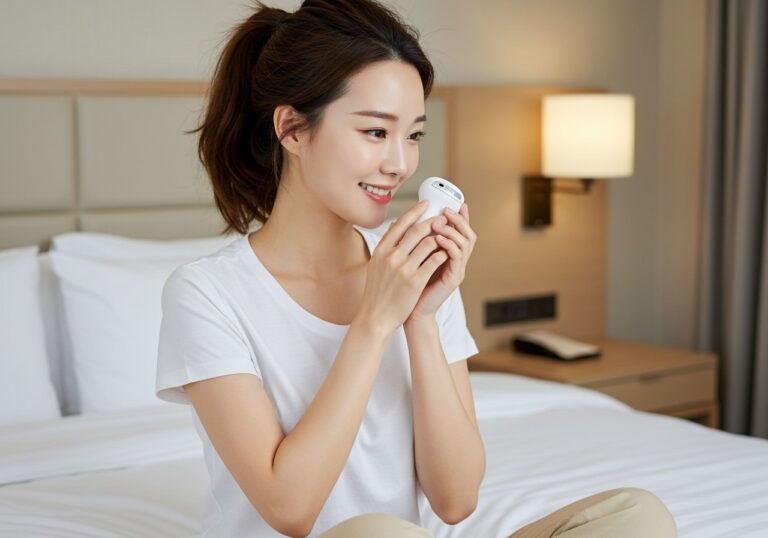 문래동 출장마사지 이용 후 편안함을 전하는 성인 여성 고객 후기 참고 이미지