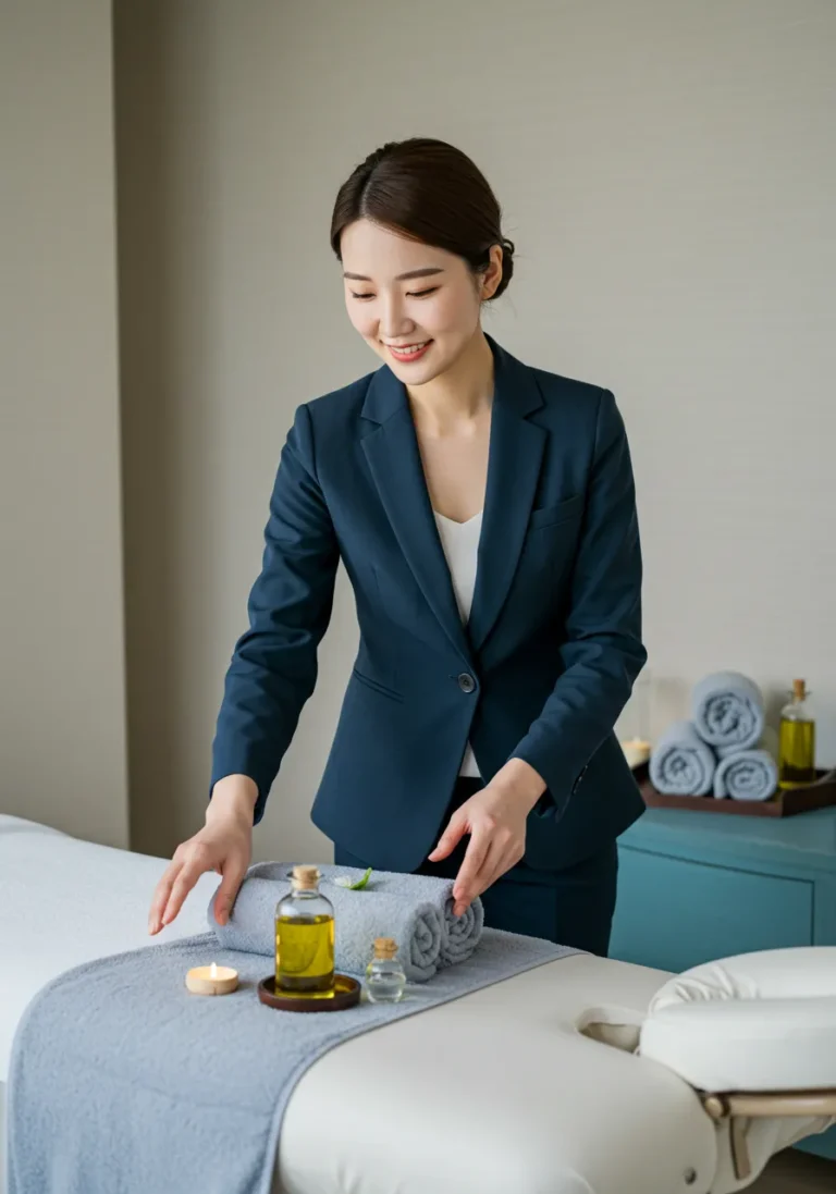 방화동 출장안마 시술 중인 전문 여성 마사지 관리사