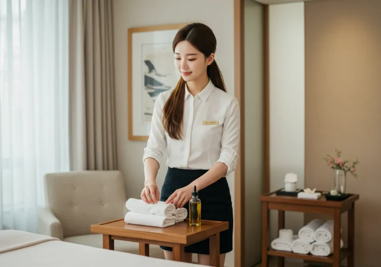 서비스 장면 사진: 삼송동 출장마사지 관리사가 목·어깨 중심 수기 케어를 표준으로 제공합니다