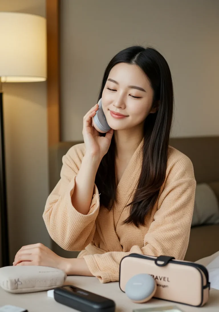 삼양동 출장마사지 후 미소 짓는 여성 고객
