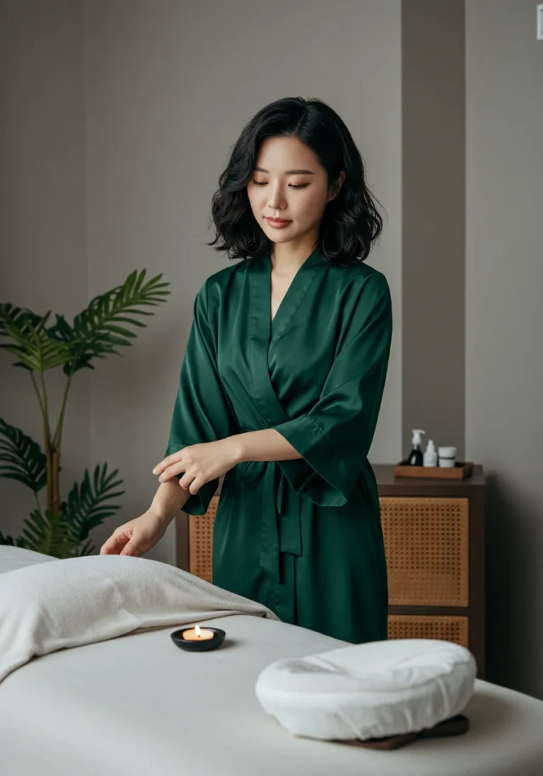 삼양동 출장안마 시술 중인 전문 여성 마사지 관리사
