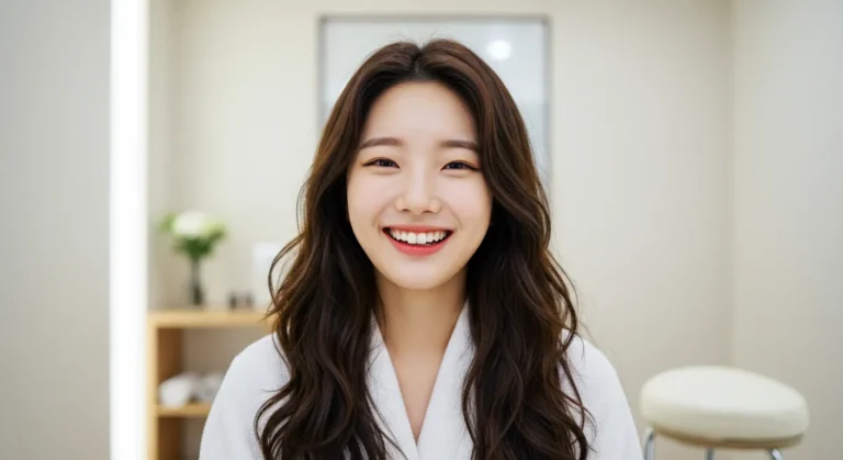 서신 홈타이 이용 후 만족하는 한국 여성이 요트데크에서 여유롭게 휴식하는 모습