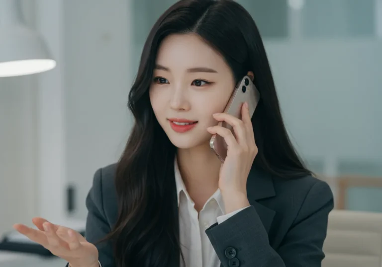 소하동 출장마사지를 온라인으로 예약하는 한국인의 편리한 예약 시스템 이용 모습
