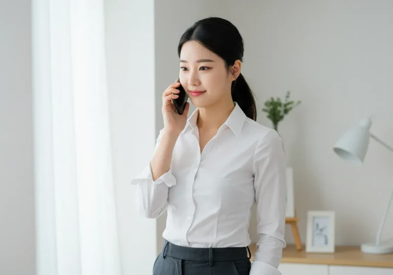 예약 화면: 식사동 출장마사지 전화 예약 인터페이스로, 시간 선택과 주소 확인 절차를 보여줍니다