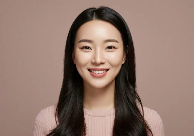 신정동 출장마사지 이용 후 편안함을 전하는 성인 여성 고객 후기 이미지로 재이용 의사를 표현