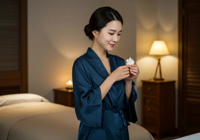 용두동 출장마사지 진행 장면을 보여주는 작업 사진으로 표준 드레이핑과 위생 절차를 표시합니다.