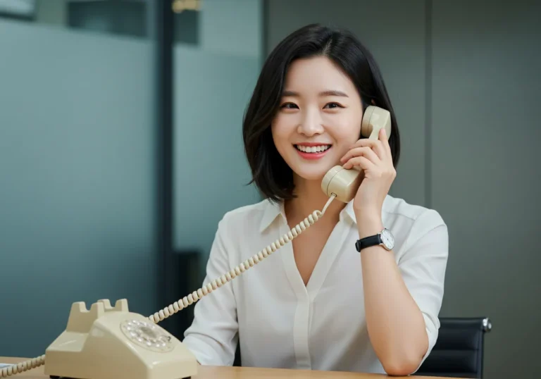 용이동 출장안마 야간 예약을 위해 모찌바디에 문의하는 공단 근무자