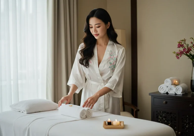 서비스 장면 사진: 원당동 출장마사지 관리사가 어깨·등 중심 수기 케어를 정돈된 환경에서 제공합니다