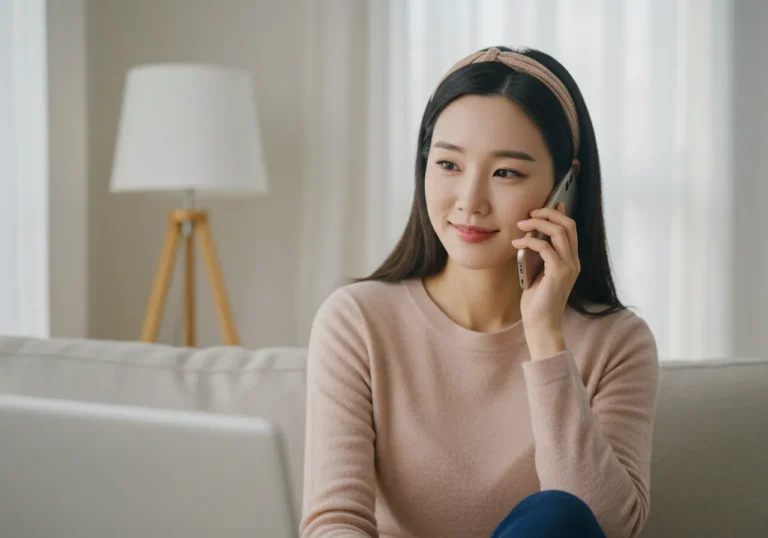 예약 화면: 원흥동 출장마사지 전화 예약 인터페이스로, 시간 선택·주소 확인 과정을 보여줍니다