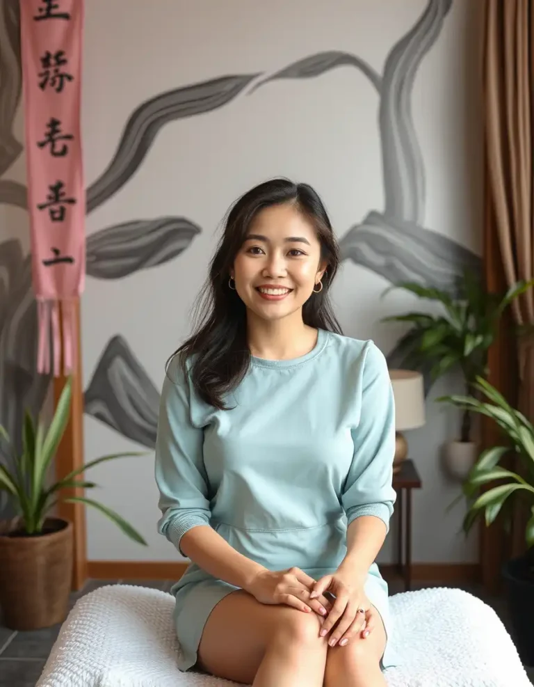 은평구 출장마사지 후 만족한 미소를 짓는 여성 고객