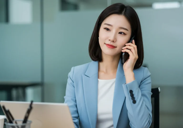 은행동 출장마사지를 스마트폰으로 예약하는 한국인의 간편한 예약 과정 안내