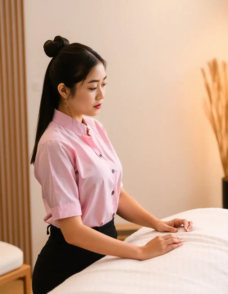 서울 을지로 출장안마 시술 중인 전문 여성 마사지 관리사