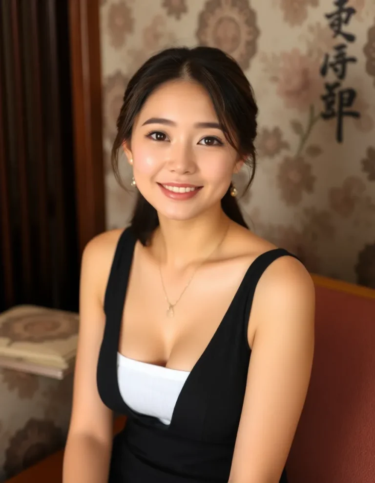 응암동 출장마사지 후 만족한 미소를 짓는 여성 고객