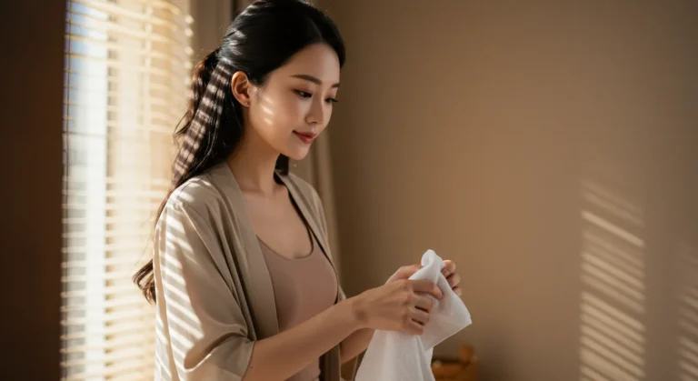 자양동 출장마사지 진행 장면과 표준 드레이핑