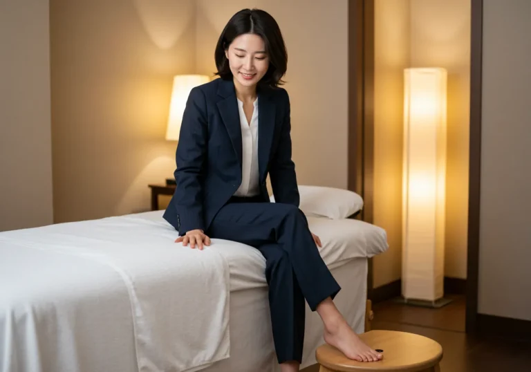 전농동 출장마사지 진행 장면과 표준 드레이핑 — 위생 준비 절차 포함