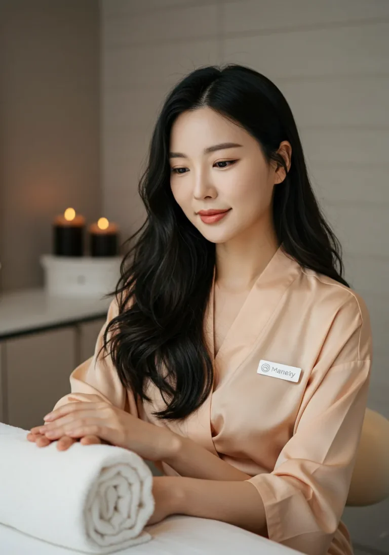 서울 중랑구 출장안마 시술 중인 전문 여성 마사지 관리사