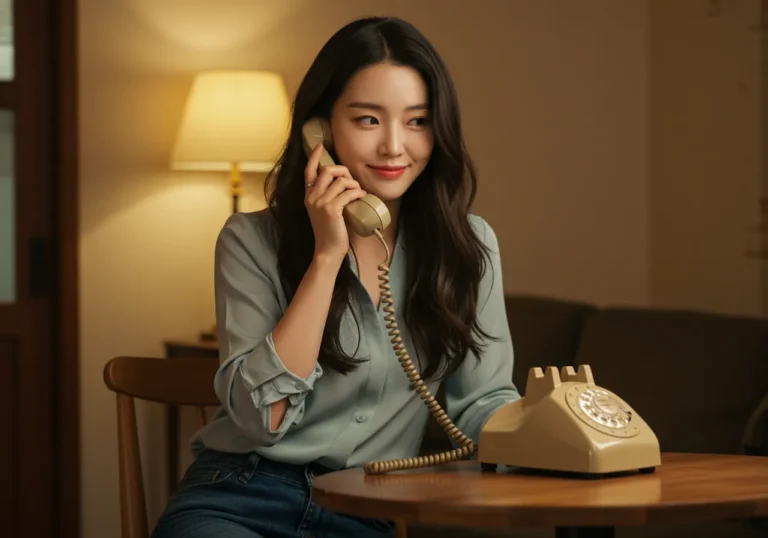 지동 타이마사지 모찌바디 단골 고객 전용 라인으로 전화로 예약하는 한국 사람의 친근한 예약 과정으로 지동시장 지역민들을 위한 이웃 같은 예약 서비스 이용 모습