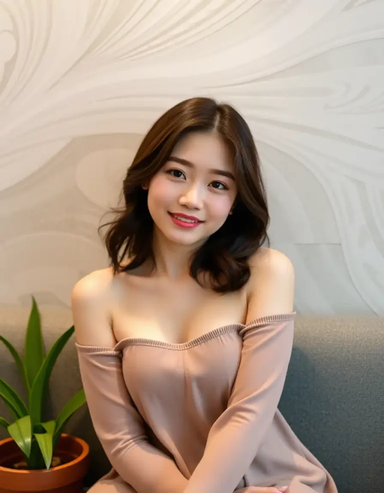 진관동 출장마사지 후 만족한 미소를 짓는 여성 고객