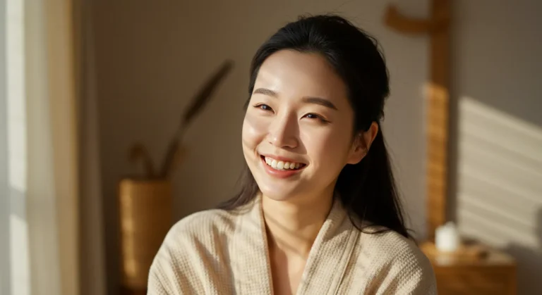 가좌동 타이마사지 모찌바디 이용 후 역세권 운영과 생활 스트레스가 동시 해소된 자영업자 한국여성의 만족스러운 미소