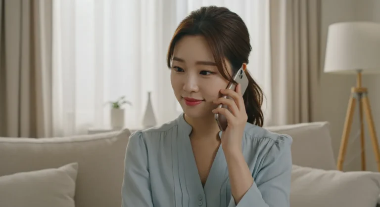 경서동 출장마사지 모찌바디 예약 전화받는 개발지역 거주민 - 공사일정과 접근로 상황 고려한 최적 방문시간 협의