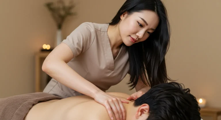 구월동 출장안마 모찌바디 상권 전담 관리사가 장시간 쇼핑으로 하지부종과 어깨결림 겪는 고객에게 순환개선 마사지