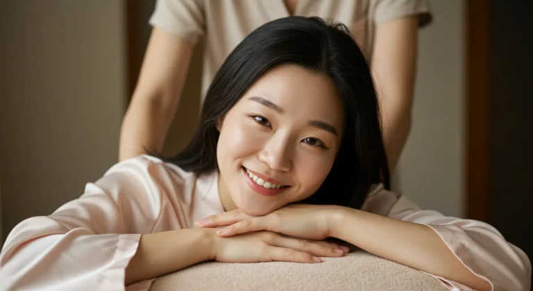 김량장동 출장안마 모찌바디 케어 받은 만족스러운 한국 여성