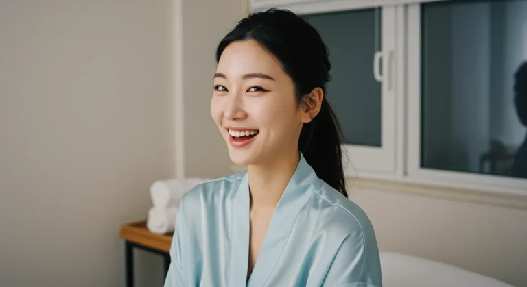 두곡동 출장마사지 모찌바디 케어 받은 만족스러운 한국 여성