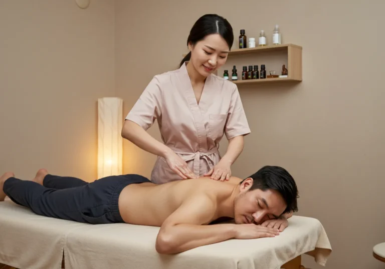 복대동 홈타이 전문 관리사가 연령층 고려해 유연하게 서비스하는 모습