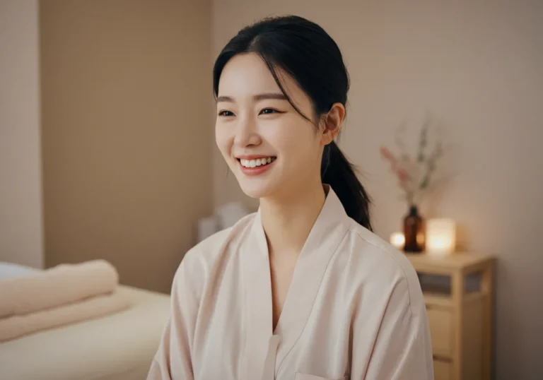 부곡동 출장안마 모찌바디 케어 받은 만족스러운 한국 여성