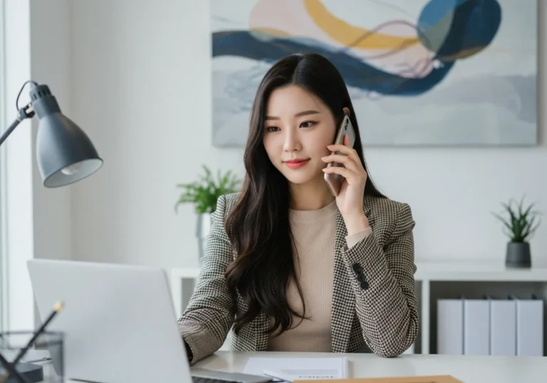 부곡동 출장마사지 모바일 예약 중인 30대 한국 남성이 카페에서 모찌바디 앱의 카페 체크인 할인을 받으며 예약하는 스마트한 과정