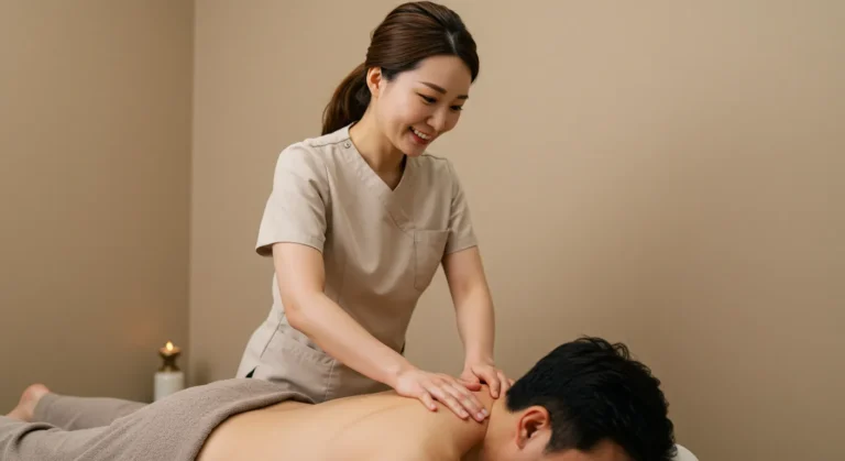 송도동 홈타이 모찌바디 국제도시 전담 관리사가 글로벌 기준으로 외국인 고객에게 최상급 국제표준 마사지 시술