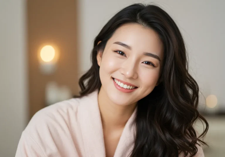 송현동 타이마사지 모찌바디 이용 완료한 초등학생 엄마가 육아 스트레스와 어깨 결림이 완전히 해소된 밝은 미소