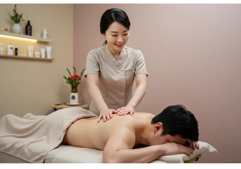 안산 타이마사지 마스터급 한국 여성 수석 관리사가 펜트하우스에서 고객의 전신을 국제도시 스트레스 해소 특화 기법으로 정밀하게 케어하는 프리미엄 시술 현장