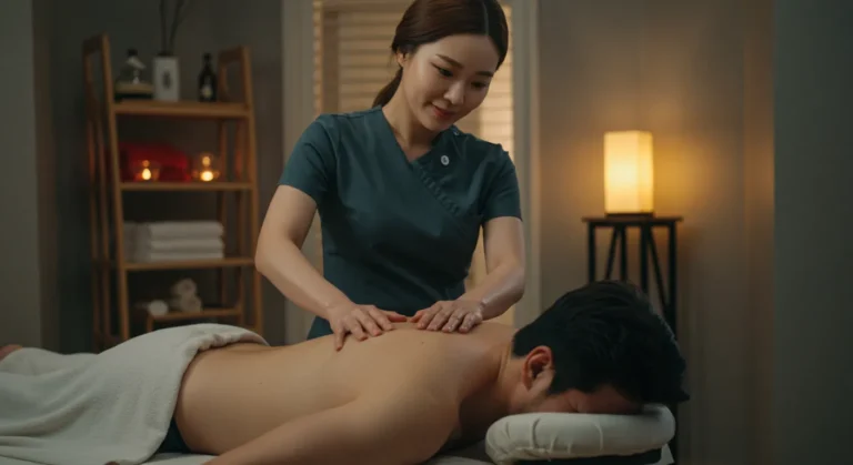 연수구 홈타이 모찌바디 광역 전담 관리사가 송도 고층 오피스텔 거주 고객에게 스마트시티 맞춤 케어 시술 장면