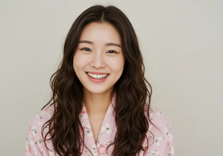 옥산동 출장안마 체험 후 화이트톤 거실에서 북유럽 디자인 의자에 앉아 커피를 즐기는 20대 한국 여성의 여유로운 모습