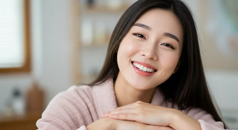 원당동 타이마사지 모찌바디 이용 후 자녀 교육 스트레스와 학원 픽업 피로가 완전히 해소된 학부모 한국여성의 밝은 표정